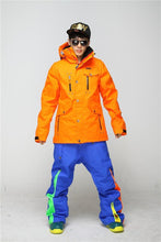 Load image into Gallery viewer, 2020 Winter Men  Snowboarding Sets Waterproof Warm Outdoor Camping Hiking Hooded Jacket With Pants Ski Suit  Ski Jacket +Pant
