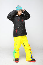 Load image into Gallery viewer, 2020 Winter Men  Snowboarding Sets Waterproof Warm Outdoor Camping Hiking Hooded Jacket With Pants Ski Suit  Ski Jacket +Pant
