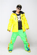 Load image into Gallery viewer, 2020 Winter Men  Snowboarding Sets Waterproof Warm Outdoor Camping Hiking Hooded Jacket With Pants Ski Suit  Ski Jacket +Pant
