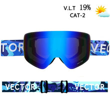 Load image into Gallery viewer, OTG Ski Goggles Snowboard Mask For Men Women Skiing Eyewear UV400 Snow Protection Over Glasses Adult Double Anti-Fog Cylindrical
