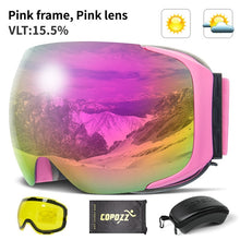 Load image into Gallery viewer, Magnetic Ski Goggles with 2s Quick-Change Lens and Case
