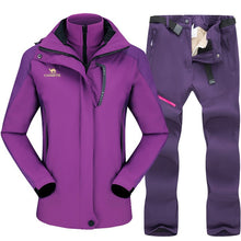 Load image into Gallery viewer, Skiing Suit For Women Snowboard Jacket Sets Thicken Warm Windproof Women's Winter Suit Outdoor Breathable Waterproof Ski Jackets
