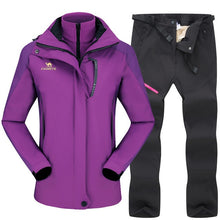 Load image into Gallery viewer, Skiing Suit For Women Snowboard Jacket Sets Thicken Warm Windproof Women's Winter Suit Outdoor Breathable Waterproof Ski Jackets
