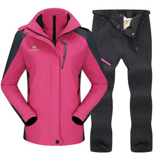 Load image into Gallery viewer, Skiing Suit For Women Snowboard Jacket Sets Thicken Warm Windproof Women's Winter Suit Outdoor Breathable Waterproof Ski Jackets
