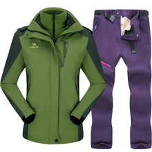 Load image into Gallery viewer, Skiing Suit For Women Snowboard Jacket Sets Thicken Warm Windproof Women's Winter Suit Outdoor Breathable Waterproof Ski Jackets
