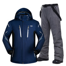 Load image into Gallery viewer, Plus Ski Suit Men Large Super Warm Waterproof Windproof Winter Snow Snowboard Suit Winter Skiing and Snowboarding Jacket Brands
