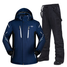 Load image into Gallery viewer, Plus Ski Suit Men Large Super Warm Waterproof Windproof Winter Snow Snowboard Suit Winter Skiing and Snowboarding Jacket Brands
