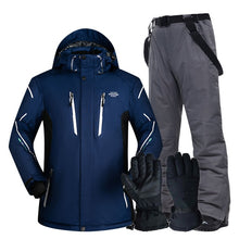 Load image into Gallery viewer, Ski Suit Men Super Warm Thicken Waterproof Windproof Winter Snow Suits Skiing And Snowboarding Jackets + Pants Plus Size Brands
