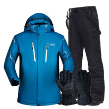 Load image into Gallery viewer, Ski Suit Men Super Warm Thicken Waterproof Windproof Winter Snow Suits Skiing And Snowboarding Jackets + Pants Plus Size Brands
