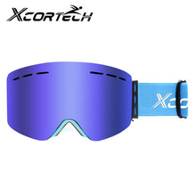 Load image into Gallery viewer, Outdoor Cylindrical Magnetic Skiing Ski Goggles Snowboard Snow Eyewear Anti-Fog Ski Mask Glasses Full REVO Coating UV Protection
