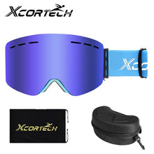 Load image into Gallery viewer, Outdoor Cylindrical Magnetic Skiing Ski Goggles Snowboard Snow Eyewear Anti-Fog Ski Mask Glasses Full REVO Coating UV Protection
