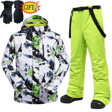 Load image into Gallery viewer, Men's Ski Suit 2020 Outdoor Warm Waterproof Windproof
