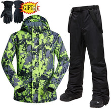 Load image into Gallery viewer, Men's Ski Suit 2020 Outdoor Warm Waterproof Windproof
