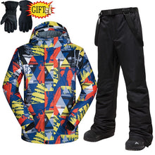 Load image into Gallery viewer, Men's Ski Suit 2020 Outdoor Warm Waterproof Windproof
