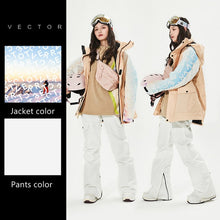 Load image into Gallery viewer, Waterproof Ski Suit Women Thick Warm Outdoor Sports Jackets High Quality Female Winter Warm Snow Jacket Pants Sports Clothing
