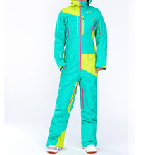 Load image into Gallery viewer, Ski Suit Women Winter Warm Windproof Waterproof Ski Jumpsuit Outdoor Sports Skiing Jackets and Pants Female Snowboard Snowsuit
