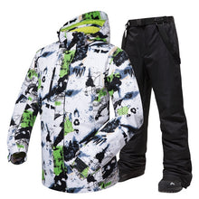 Load image into Gallery viewer, -30 Temperature Ski Suit Men Brands Winter outdoor Windproof Waterproof Thermal Snow Jacket And Pants Ski Snowboard Jacket Men
