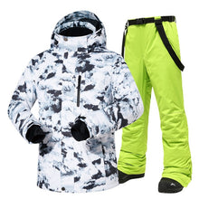 Load image into Gallery viewer, -30 Temperature Ski Suit Men Brands Winter outdoor Windproof Waterproof Thermal Snow Jacket And Pants Ski Snowboard Jacket Men
