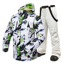 Load image into Gallery viewer, -30 Temperature Ski Suit Men Brands Winter outdoor Windproof Waterproof Thermal Snow Jacket And Pants Ski Snowboard Jacket Men
