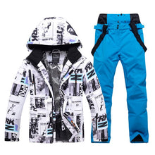 Load image into Gallery viewer, New Winter Ski Suit for Men Warm Windproof Waterproof Outdoor Sports Snow Jackets and Pants Male Ski Equipment Snowboard Jacket
