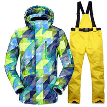 Load image into Gallery viewer, New Hot Ski Suit Men Winter New Outdoor Windproof Waterproof Thermal Male Snow Pants Sets Skiing And Snowboarding Ski Jacket Men
