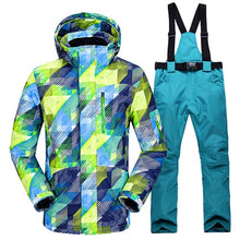 Load image into Gallery viewer, New Hot Ski Suit Men Winter New Outdoor Windproof Waterproof Thermal Male Snow Pants Sets Skiing And Snowboarding Ski Jacket Men
