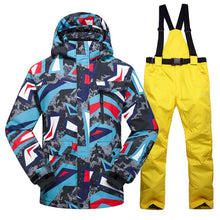 Load image into Gallery viewer, New Hot Ski Suit Men Winter New Outdoor Windproof Waterproof Thermal Male Snow Pants Sets Skiing And Snowboarding Ski Jacket Men
