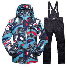 Load image into Gallery viewer, New Hot Ski Suit Men Winter New Outdoor Windproof Waterproof Thermal Male Snow Pants Sets Skiing And Snowboarding Ski Jacket Men
