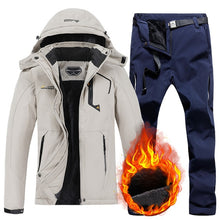 Load image into Gallery viewer, Women's Ski Suit Winter Thermal Warm Jacket Pants Set Windproof Waterproof Snowboarding Female Skiing Suits Snow Coat
