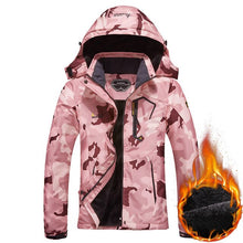 Load image into Gallery viewer, Women's Ski Suit Winter Thermal Warm Jacket Pants Set Windproof Waterproof Snowboarding Female Skiing Suits Snow Coat
