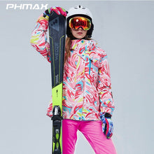 Load image into Gallery viewer, PHMAX Winter Ski Suit Men Women Windproof Ski Jacket Pants Set Waterproof Keep Warm Outdoor Skiing and Snowboarding Jacket
