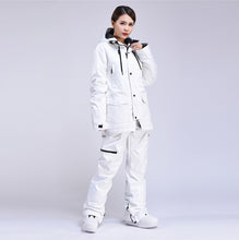 Load image into Gallery viewer, New Thick Warm Ski Suit Women and men Waterproof Windproof Skiing and Snowboarding Jacket Pants Set Female Snow Costumes Outdoor
