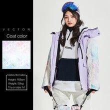 Load image into Gallery viewer, VECTOR Brand Men Women Ski Suit Ski Jacket Ski Pants Bib Overalls Winter Warm Windproof Waterproof Outdoor Sports Snowboard
