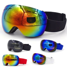 Load image into Gallery viewer, Skiing Eyewear Double Layers Ski Goggles UV400 Anti Fog Ski Mask Case Men Women Winter Snowboard Glasses Snowboarding Snowmobile
