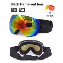 Load image into Gallery viewer, Skiing Eyewear Double Layers Ski Goggles UV400 Anti Fog Ski Mask Case Men Women Winter Snowboard Glasses Snowboarding Snowmobile
