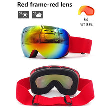 Load image into Gallery viewer, Skiing Eyewear Double Layers Ski Goggles UV400 Anti Fog Ski Mask Case Men Women Winter Snowboard Glasses Snowboarding Snowmobile
