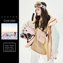 Load image into Gallery viewer, VECTOR Brand Men Women Ski Suit Ski Jacket Ski Pants Winter Warm Windproof Waterproof Outdoor Sports Snowboard Ski Coat Trousers
