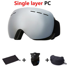 Load image into Gallery viewer, Ski Goggles Double Layers UV Anti-fog Big Ski Mask Glasses Skiing Snow Snowboard Goggles Men Women Ski Eyewear
