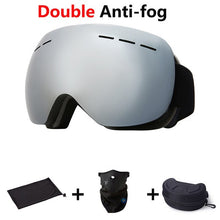 Load image into Gallery viewer, Ski Goggles Double Layers UV Anti-fog Big Ski Mask Glasses Skiing Snow Snowboard Goggles Men Women Ski Eyewear
