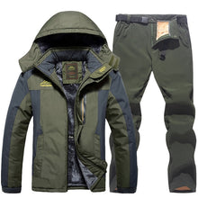 Load image into Gallery viewer, 2020 Men Ski Jacket Ski Pants Winter Warm Windproof Waterproof Outdoor Sports Snowboarding Skiing Fleece Coat Trousers Ski Suit
