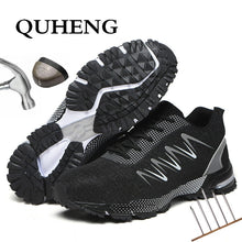 Load image into Gallery viewer, QUHENG Waterproof Winter Men Boots with Fur Warm Snow Women Boots Men Work Casual Shoes Sneakers Indestructible Dropshipping
