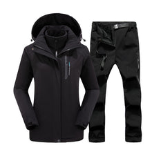 Load image into Gallery viewer, Winter Ski Suit for Women Brands Jacket Pants High Quality Windproof Waterproof Super Warm Snow Trousers Snowboard Clothing
