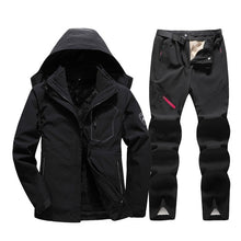 Load image into Gallery viewer, Winter Thick Warm Women Ski Suit Waterproof Windproof Skiing Snowboarding Jacket Pants Set Womens Snow Wear Suits
