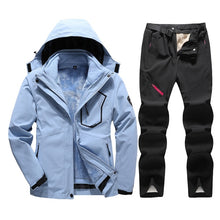 Load image into Gallery viewer, Winter Thick Warm Women Ski Suit Waterproof Windproof Skiing Snowboarding Jacket Pants Set Womens Snow Wear Suits
