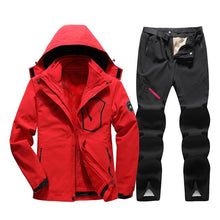 Load image into Gallery viewer, Winter Thick Warm Women Ski Suit Waterproof Windproof Skiing Snowboarding Jacket Pants Set Womens Snow Wear Suits
