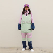 Load image into Gallery viewer, Women Men Ski Suit Ski Hoodie Windproof Waterproof Snowboarding Jacket Pants Set Winter Warm Breathable Female Male Skiing Suits
