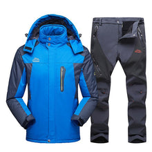Load image into Gallery viewer, 2020 New Ski Suit Men Winter Waterproof Windproof Snow Clothes Men Ski Sets Warm Fleece Jacket Skiing Snowboarding Jacket Suit

