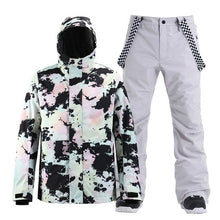 Load image into Gallery viewer, New Men's Waterproof Windproof Ski Suit Suit Outdoor Mountaineering Warm Veneer Double-board Snow Jacket+trousers
