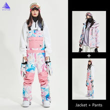 Load image into Gallery viewer, Women Ski Suit Brands Korea Thick Warm Skiing Snow Jacket Winter Warm Waterproof Windproof Skiing and Snowboarding Suits
