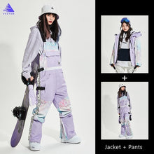 Load image into Gallery viewer, Women Ski Suit Brands Korea Thick Warm Skiing Snow Jacket Winter Warm Waterproof Windproof Skiing and Snowboarding Suits
